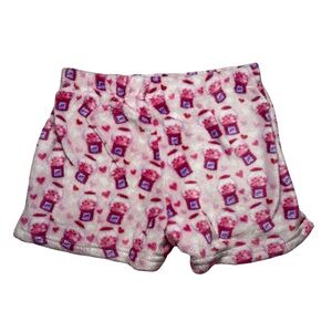 Kids Pink and White Patterned Shorts
